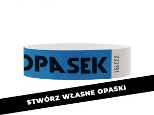Opaska Tyvek 19mm z nadrukiem