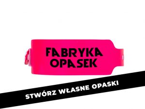 opaska winylowa 25 mm z nadrukiem