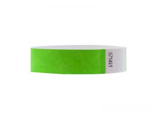opaska tyvek 19mm neonowy zielony